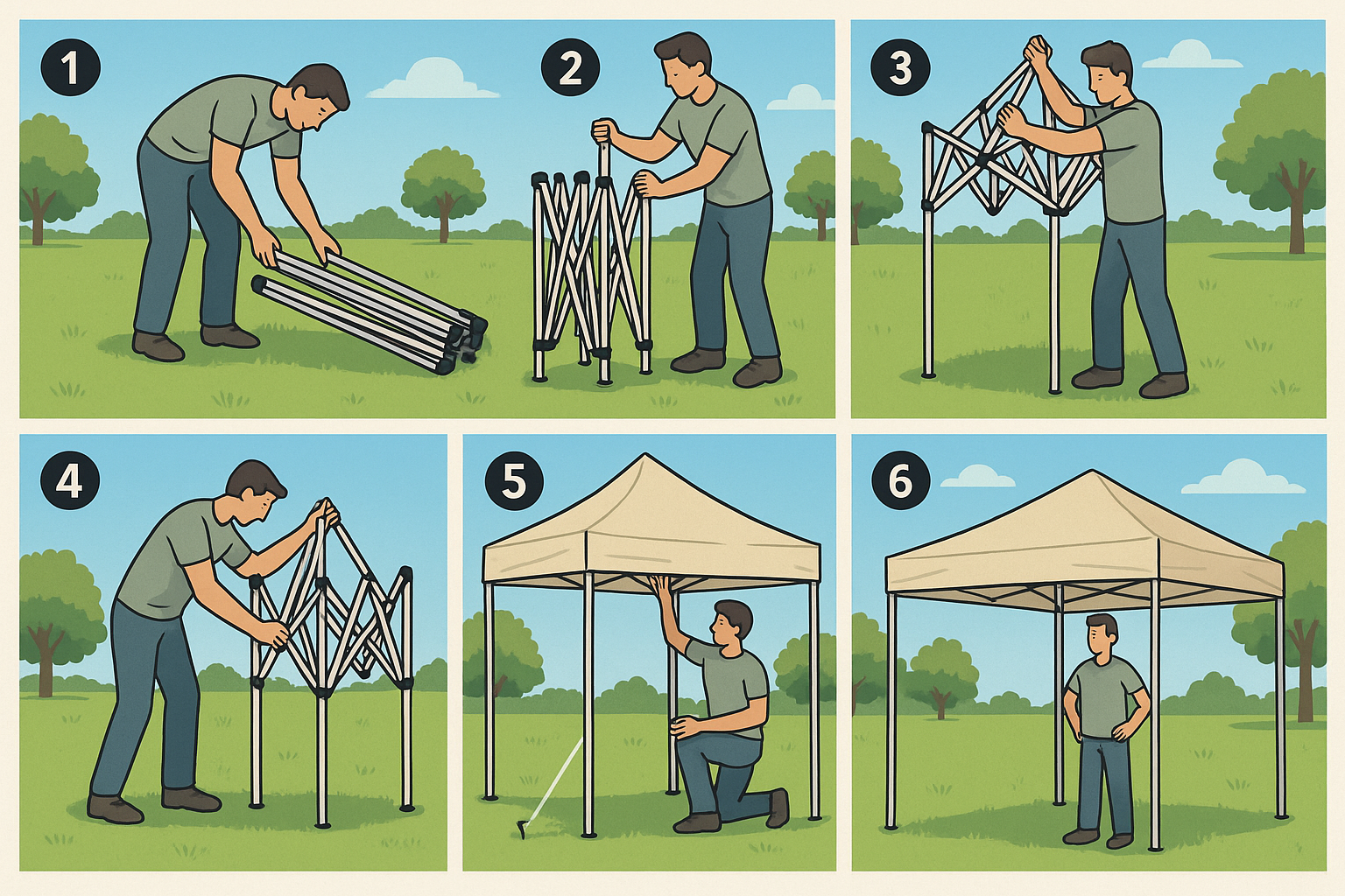 How to Set Up a Canopy Tent?