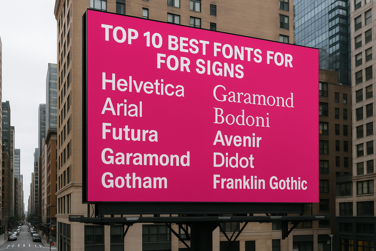The Ultimate Guide to the Best Fonts for Signs: Elevate Your Design wi ...