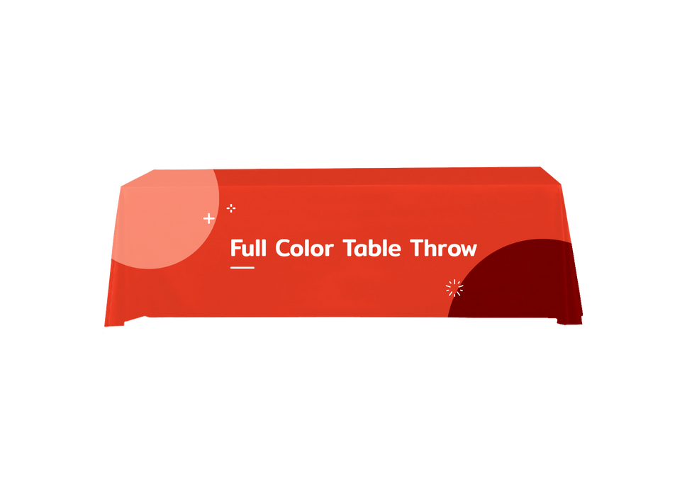 Full Color Table Throws