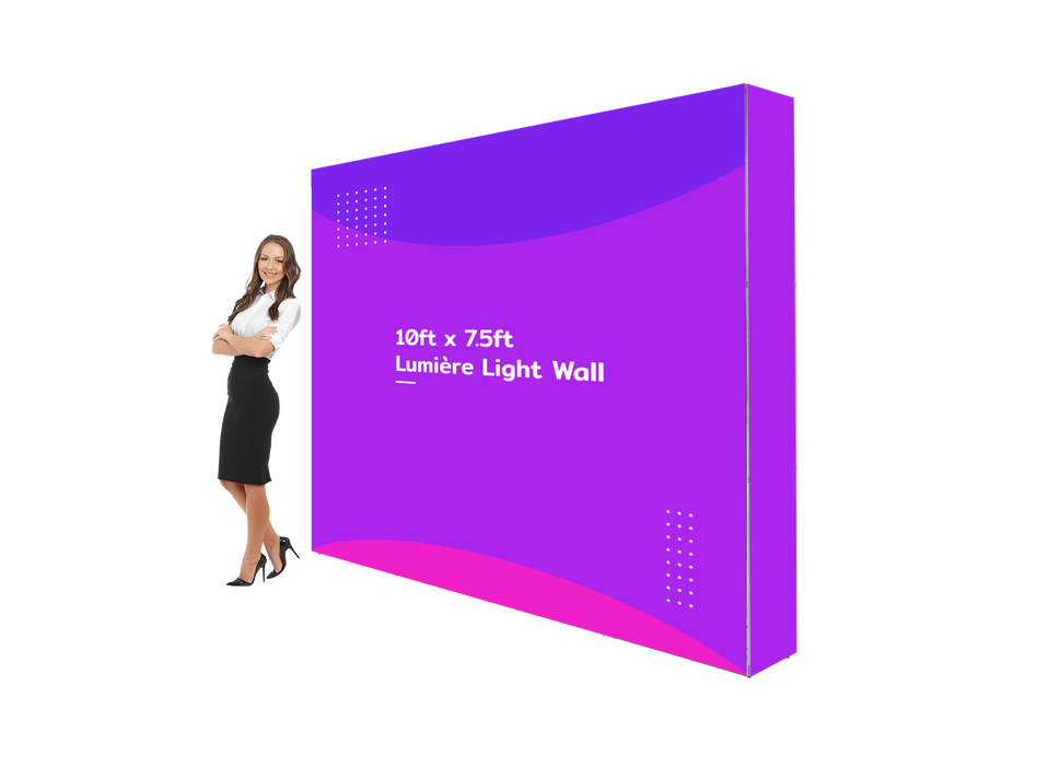 10ft x 7.5ft Lumière Light Wall (Backlit)
