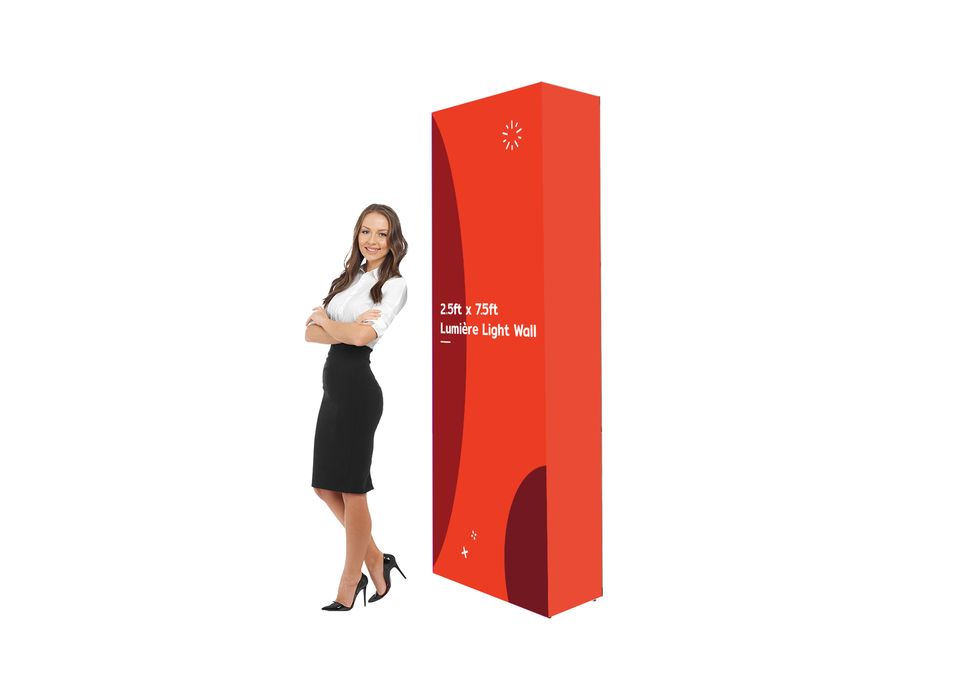 2.5ft x 7.5ft Lumière Light Wall (Backlit)