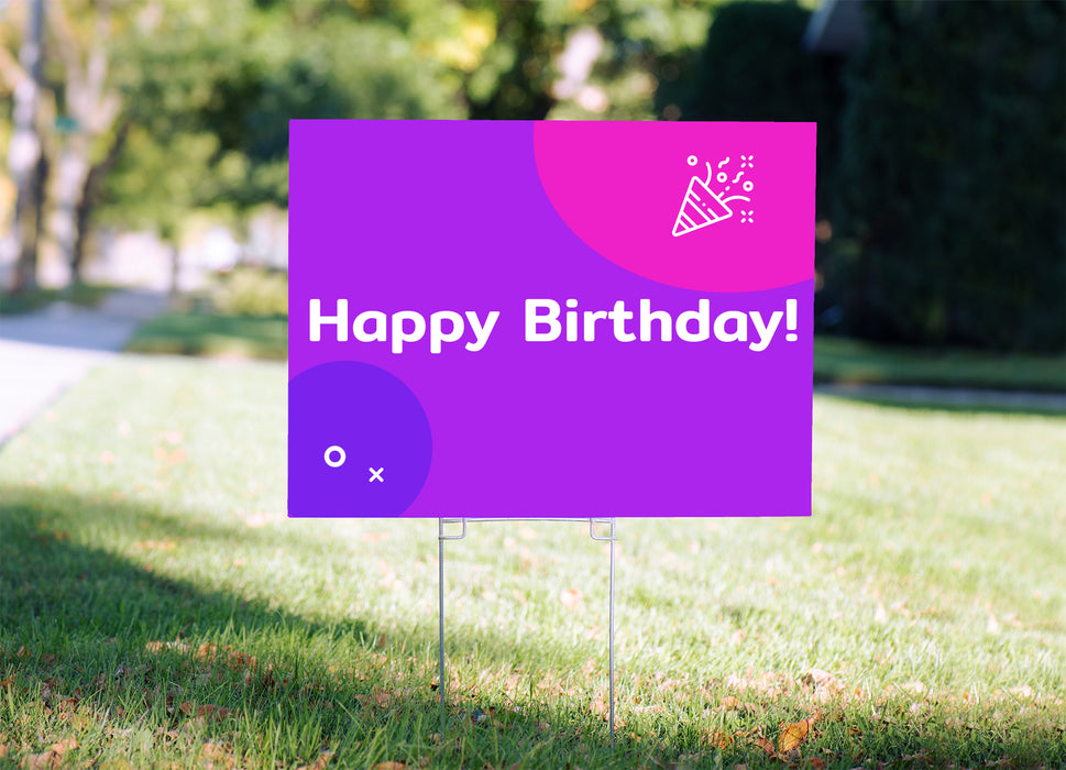 Birthday Yard Signs