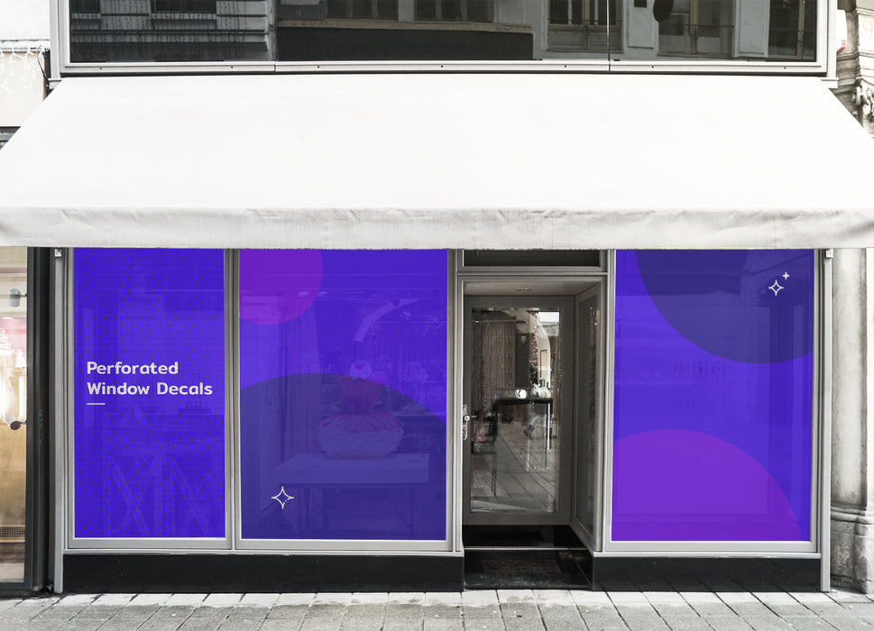 Micro Perforated Decals Examples Perforated Window Decals — Banner Printing Phoenix