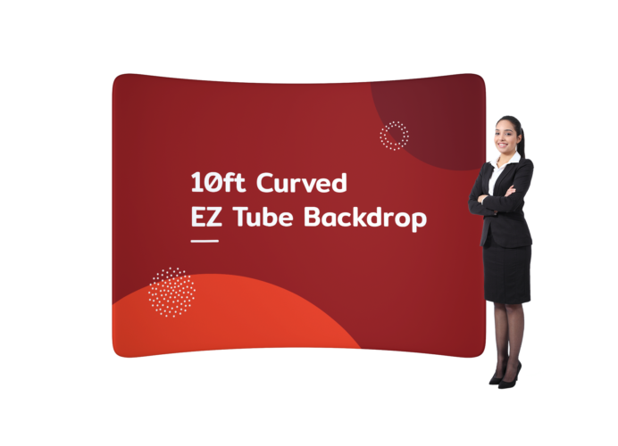 San Diego 10ft Curved EZ Tube Backdrop Printing San Diego 10ft Curved EZ Tube Backdrop Printing