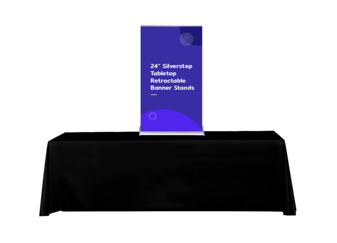 San Diego 24” Silverstep Tabletop Retractable Banner Stands Printing San Diego 24” Silverstep Tabletop Retractable Banner Stands Printing