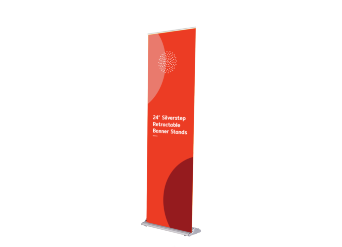 San Diego 24” Silverstep Retractable Banner Stands Printing San Diego 24” Silverstep Retractable Banner Stands Printing