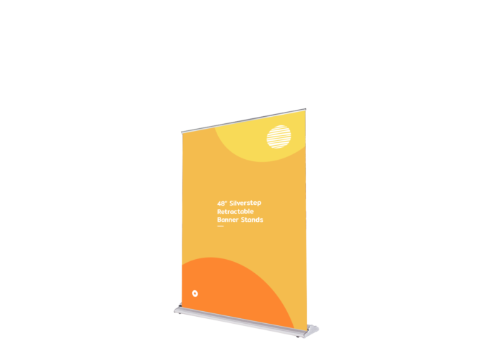 Phoenix 48” Silverstep Retractable Banner Stands Printing