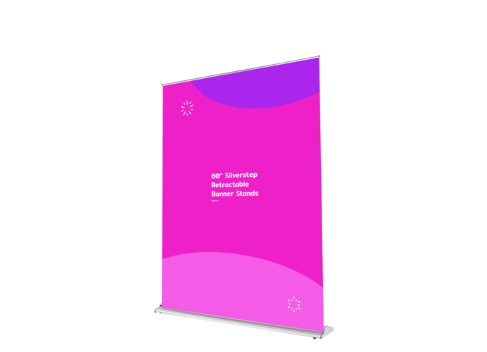 San Diego 60” Silverstep Retractable Banner Stands Printing San Diego 60” Silverstep Retractable Banner Stands Printing