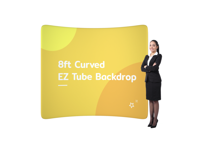 San Diego 8ft Curved EZ Tube Backdrop Printing San Diego 8ft Curved EZ Tube Backdrop Printing