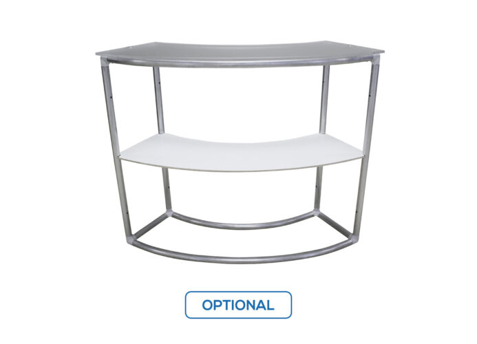 Phoenix EZ Fabric Counter Displays, Curved Single Printing