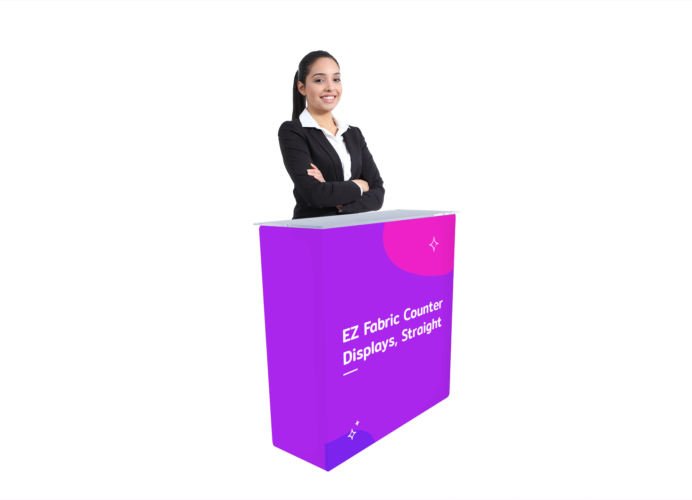 San Diego EZ Fabric Counter Displays, Straight Printing San Diego EZ Fabric Counter Displays, Straight Printing