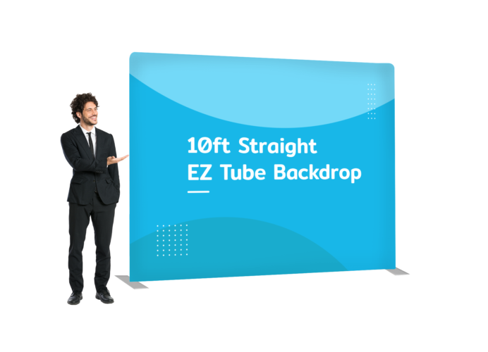 San Diego 10ft Straight EZ Tube Backdrop Printing San Diego 10ft Straight EZ Tube Backdrop Printing