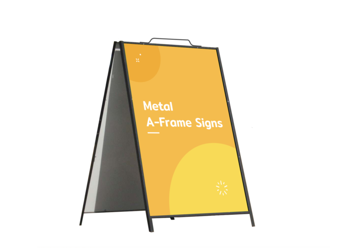 San Diego Metal A-Frame Signs Printing San Diego Metal A-Frame Signs Printing