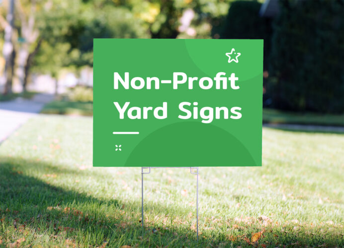 San Diego Non-Profit Yard Signs Printing