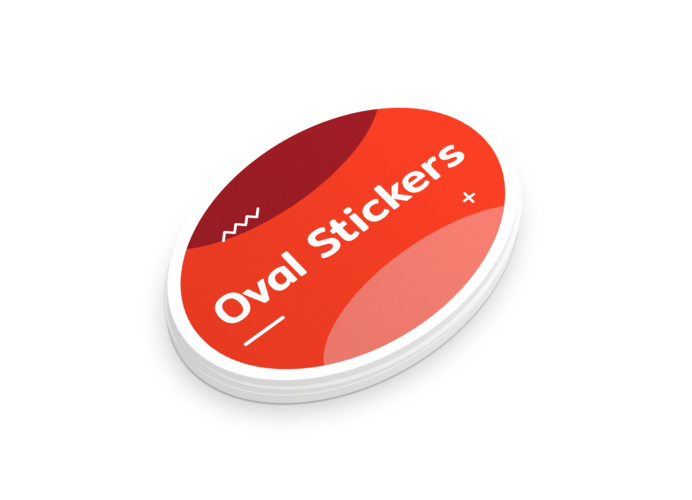San Diego Oval Stickers Printing San Diego Oval Stickers Printing