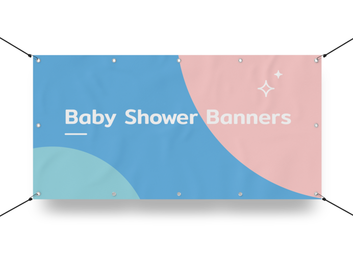 San Diego Baby Shower Banners Printing San Diego Baby Shower Banners Printing